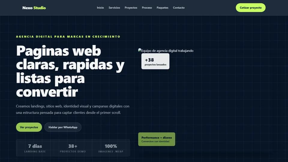 Vista previa de React template